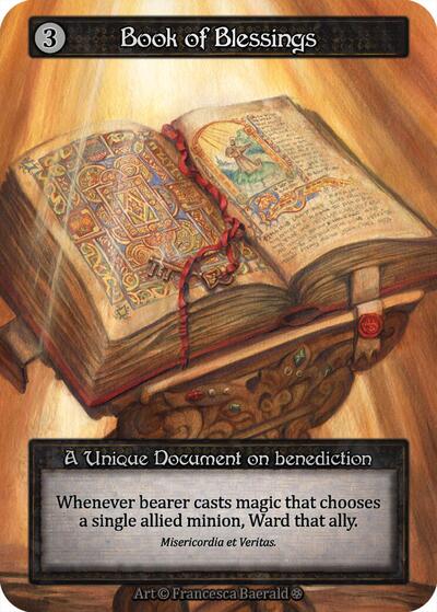 Book of Blessings Gothic card price