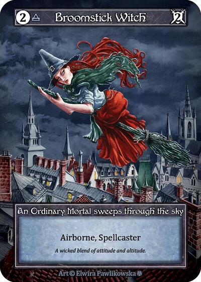 Broomstick Witch (Foil) Gothic card price