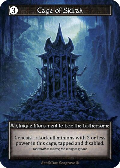 Cage of Sidrak (Foil) card