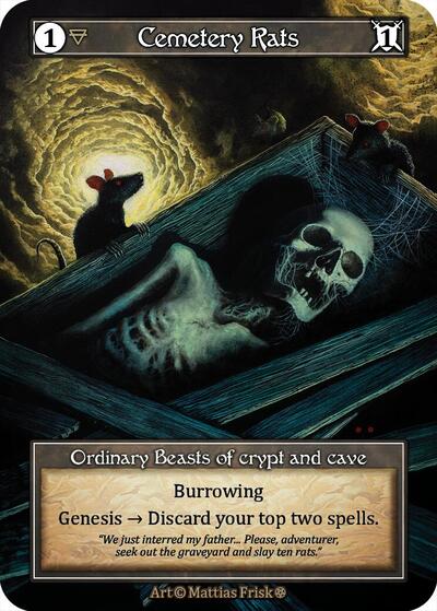 Cemetery Rats (Foil) Gothic card price