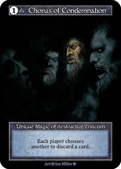 Chorus of Condemnation (Foil) Gothic card price