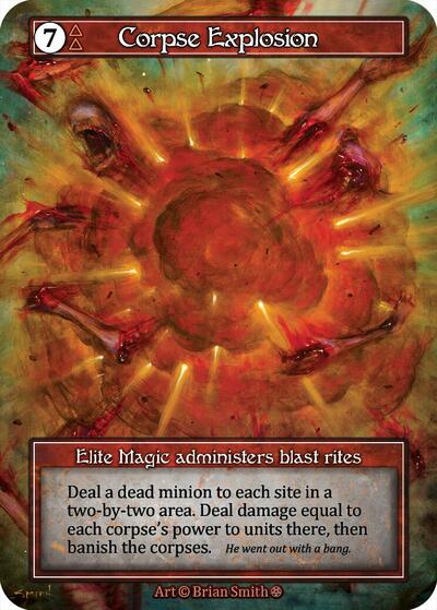 Corpse Explosion (Foil) Gothic card price
