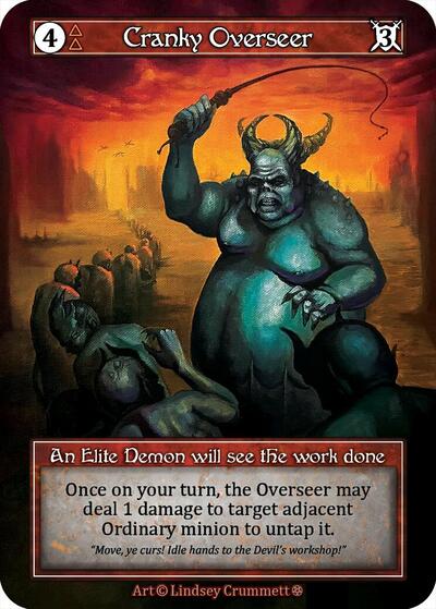 Cranky Overseer (Foil) Gothic card price