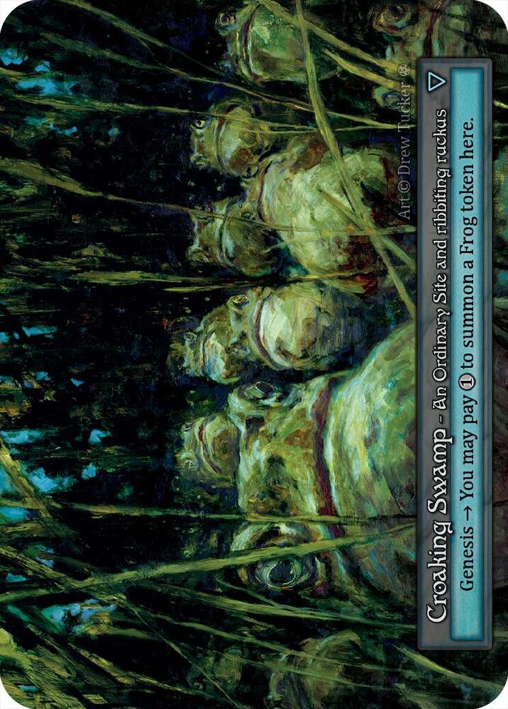 Croaking Swamp — Gothic card