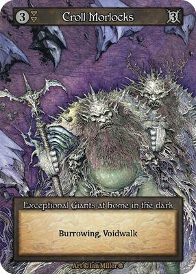Croll Morlocks — Gothic card