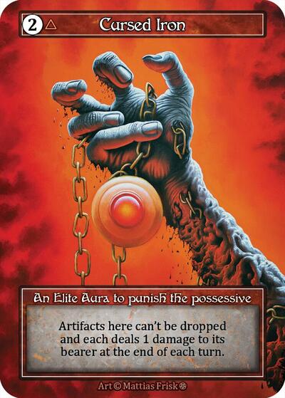 Cursed Iron (Foil) Gothic card price
