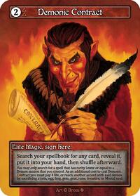 Demonic Contract (Foil) - Gothic - Sorcery: Contested Realm card