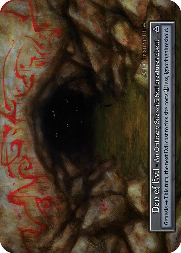 Den of Evil (Foil) - Gothic - Sorcery: Contested Realm - TCGplayer.com