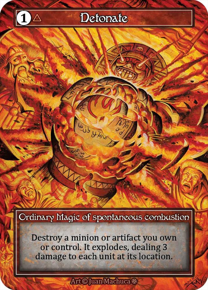 Curare Moments Before Detonation '95 激レア Detonate (Foil) - Gothic - Sorcery: Contested Realm - TCGplayer.com
