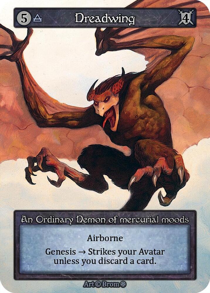 Dreadwing — Gothic card