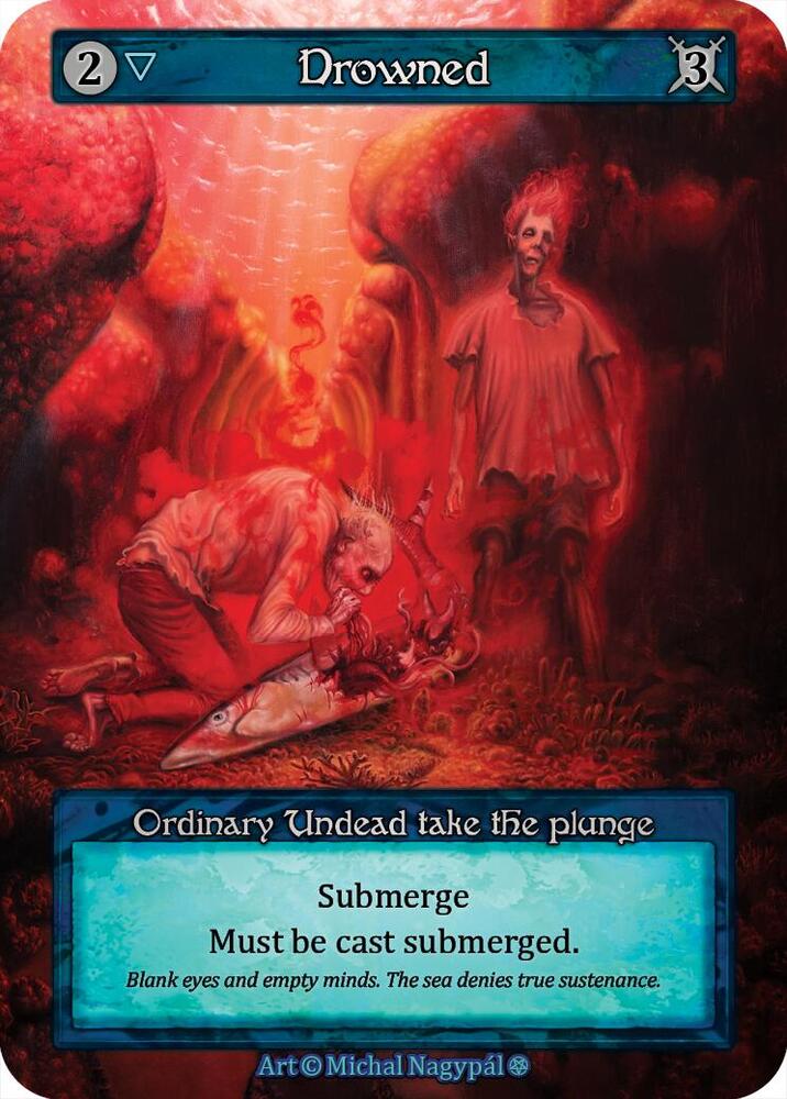 Drowned — Gothic card