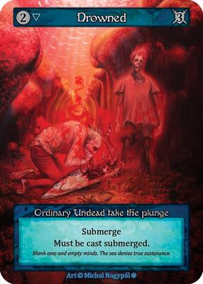 Drowned — Gothic card