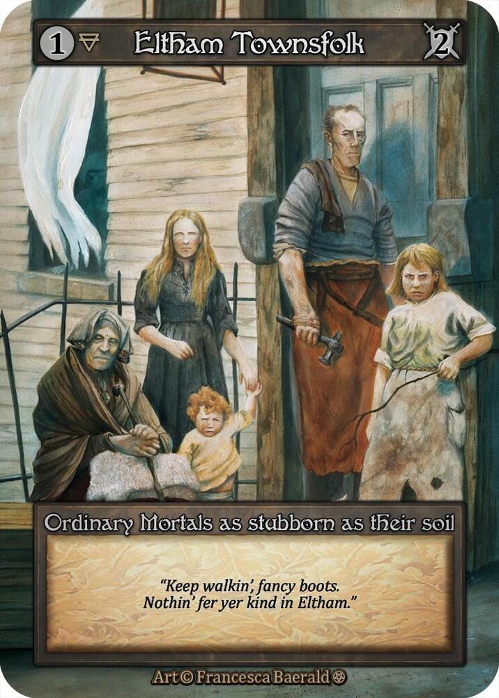 Eltham Townsfolk — Gothic card