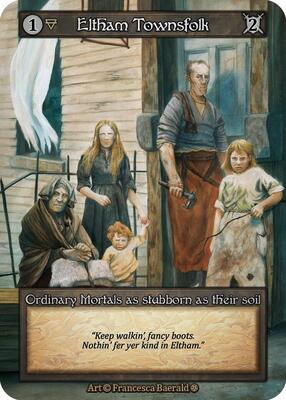 Eltham Townsfolk — Gothic card
