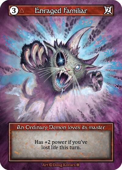 Enraged Familiar (Foil) Gothic card price