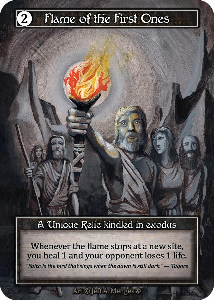 Flame of the First Ones (Foil) - Gothic - Sorcery: Contested Realm