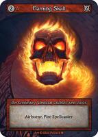 Flaming Skull — Gothic