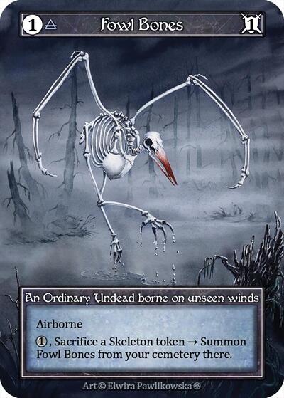 Fowl Bones (Foil) Gothic card price