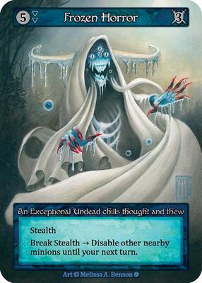Frozen Horror — Gothic card