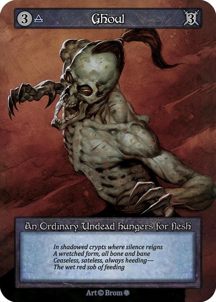 Ghoul — Gothic card