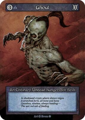 Ghoul — Gothic card