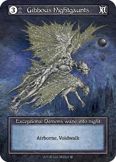 Gibbous Nightgaunts (Foil) Gothic card price
