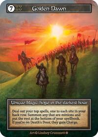 Golden Dawn (Foil) - Gothic - Sorcery: Contested Realm card