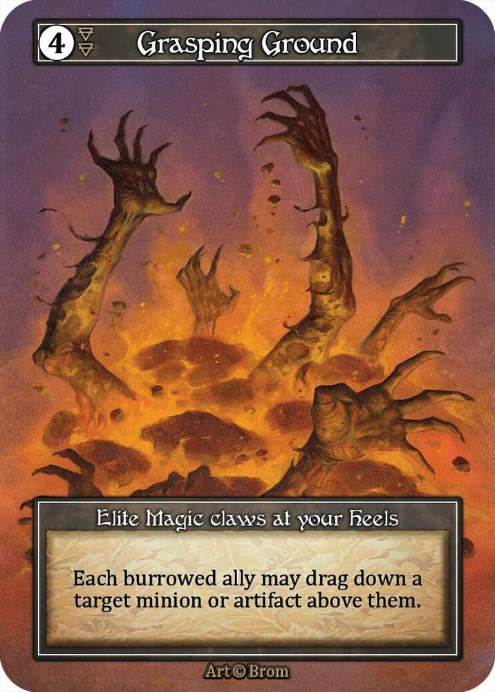 Grasping Ground (Foil) - Gothic - Sorcery: Contested Realm