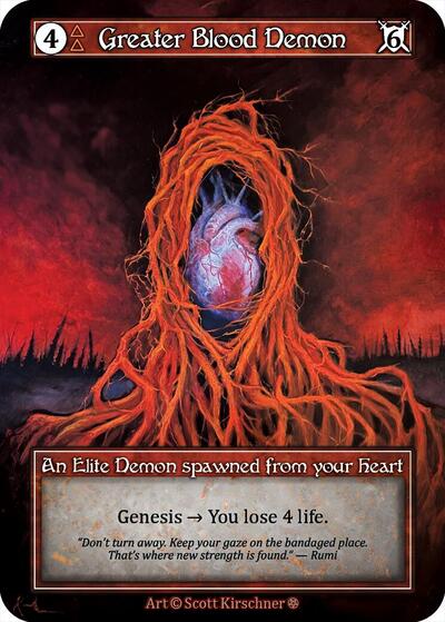 Greater Blood Demon (Foil) card