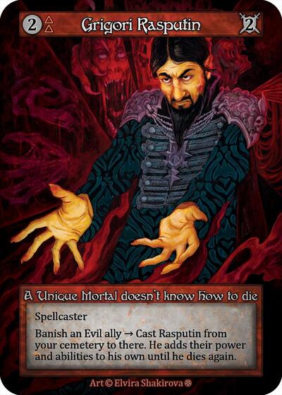 Grigori Rasputin card