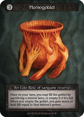Hemogoblet — Gothic card