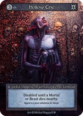 Hollow One — Gothic card