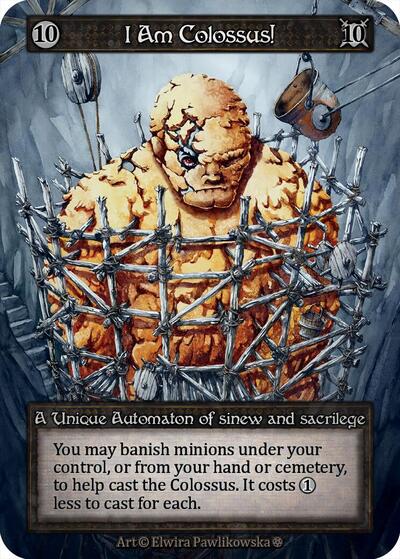 I Am Colossus! Gothic card price