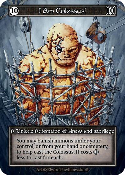 I Am Colossus! (Foil) card