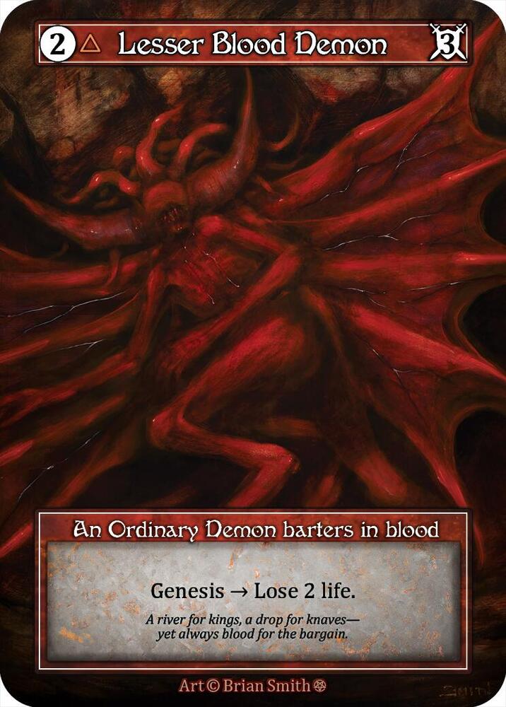 Lesser Blood Demon (Foil)