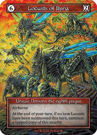 Locusts of Illyria (Foil) Gothic Unique Sorcery card — value and price