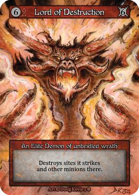 Lord of Destruction — Gothic card