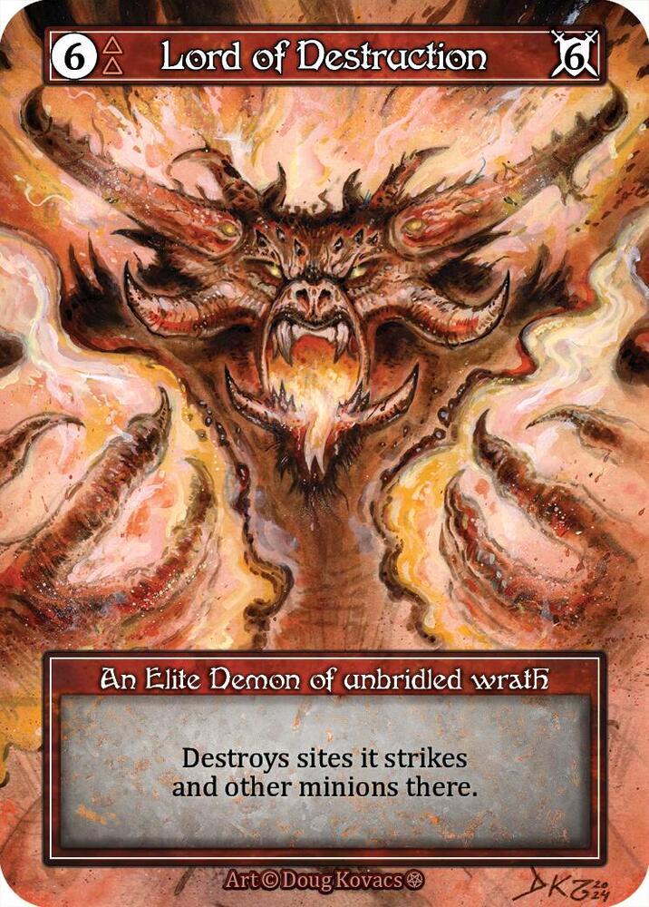 Lord of Destruction (Foil) - Gothic - Sorcery: Contested Realm