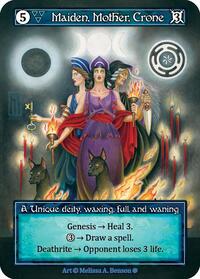 Maiden, Mother, Crone (Foil) - Gothic - Sorcery: Contested Realm card