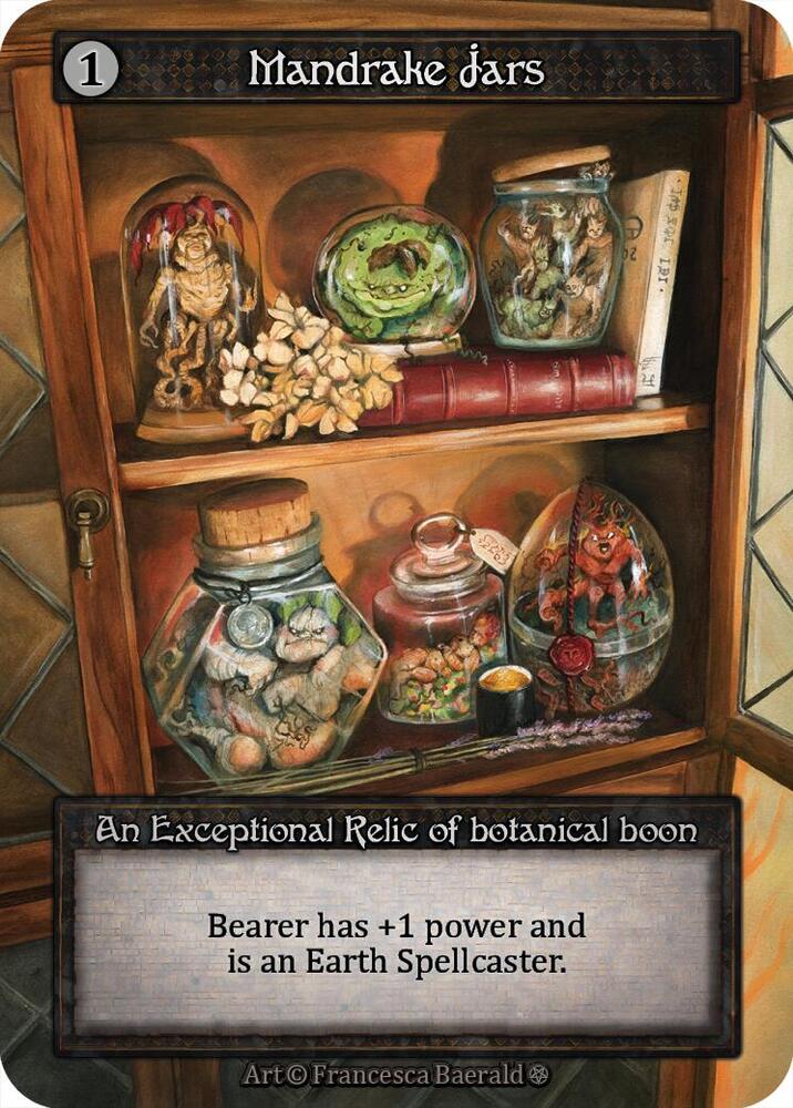 Mandrake Jars — Gothic card