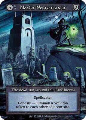 Master Necromancer — Gothic card