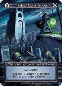 Master Necromancer (Foil) - Gothic - Sorcery: Contested Realm card