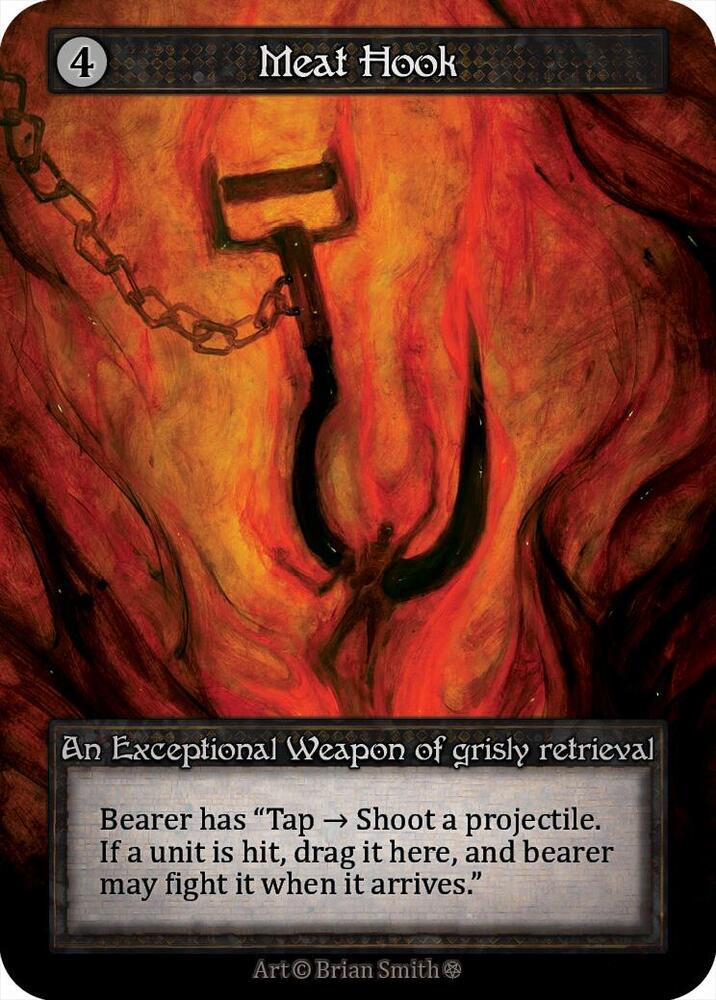 Meat Hook — Gothic card