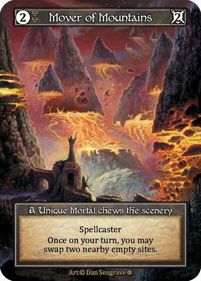 Mover of Mountains (Foil) Gothic Unique Sorcery card — value and price