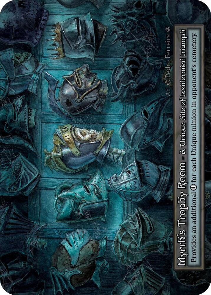 Myrrh's Trophy Room — Gothic card