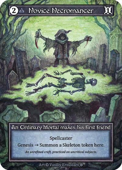 Novice Necromancer (Foil) Gothic card price