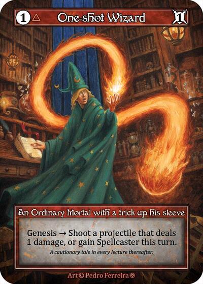 One-shot Wizard (Foil) Gothic card price