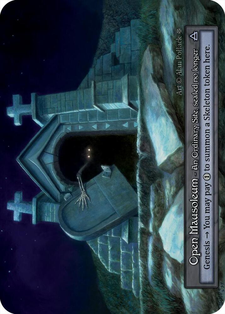 Open Mausoleum — Gothic card