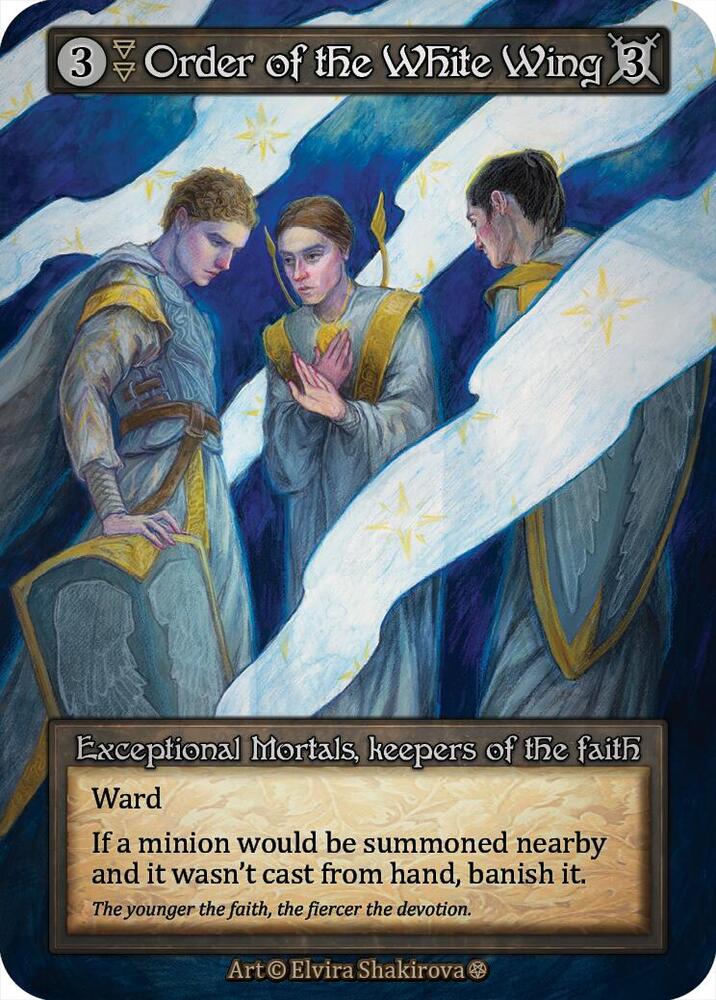 Order of the White Wing — Gothic card