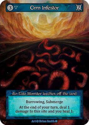 Orm Infestor — Gothic card